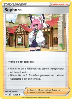 Pokémon-Karte Sophora 145/198