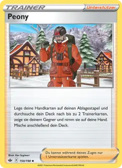 Pokémon-Karte Peony 150/198