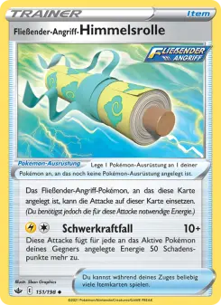 Pokémon-Karte Fließender-Angriff-Himmelsrolle 151/198