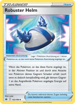 Pokémon-Karte Robuster Helm 152/198