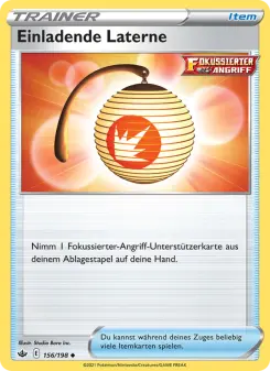 Pokémon-Karte Einladende Laterne 156/198