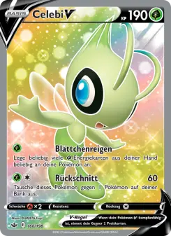 Pokémon-Karte Celebi V 160/198