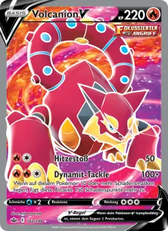 Pokémon-Karte Volcanion V 162/198