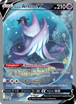 Pokémon-Karte Galar-Arktos V 170/198
