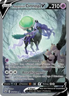 Pokémon-Karte Rappenreiter-Coronospa V 172/198