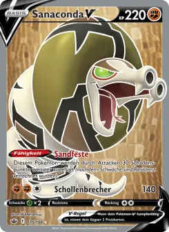 Pokémon-Karte Sanaconda V 175/198