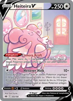 Pokémon-Karte Heiteira V 183/198