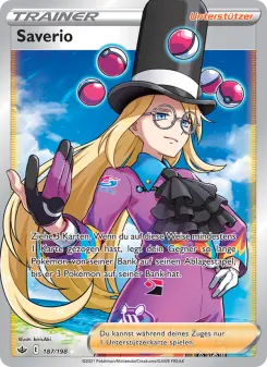 Pokémon-Karte Saverio 187/198