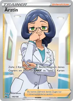 Pokémon-Karte Ärztin 190/198