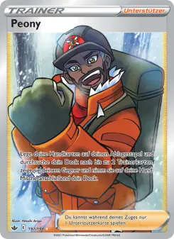 Pokémon-Karte Peony 197/198