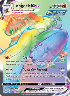 Pokémon-Karte Lohgock VMAX 200/198