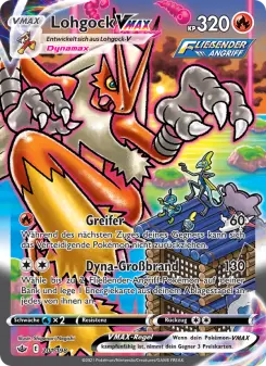 Pokémon-Karte Lohgock VMAX 201/198