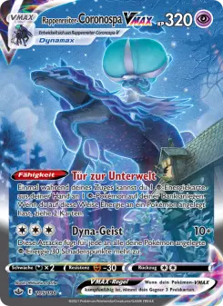Pokémon-Karte Rappenreiter-Coronospa VMAX 205/198