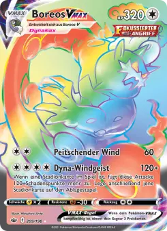 Pokémon-Karte Boreos VMAX 209/198