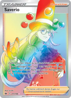 Pokémon-Karte Saverio 211/198