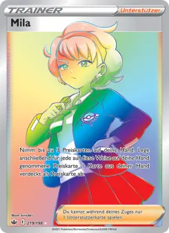 Pokémon-Karte Mila 219/198