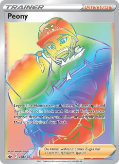 Pokémon-Karte Peony 220/198