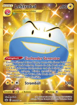 Pokémon-Karte Lektrobal 222/198