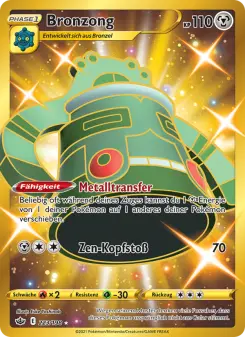 Pokémon-Karte Bronzong 223/198