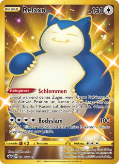 Pokémon-Karte Relaxo 224/198