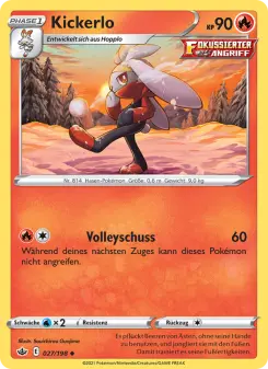Pokémon-Karte Kickerlo 027/198