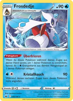 Pokémon-Karte Frosdedje 036/198