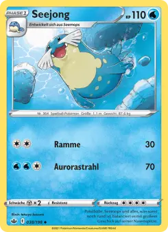 Pokémon-Karte Seejong 038/198