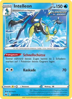 Pokémon-Karte Intelleon 043/198