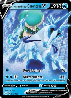 Pokémon-Karte Schimmelreiter-Coronospa V 045/198