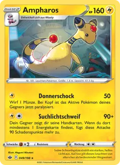 Pokémon-Karte Ampharos 049/198