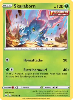 Pokémon-Karte Skaraborn 006/198