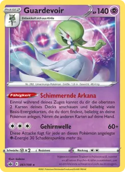 Pokémon-Karte Guardevoir 061/198