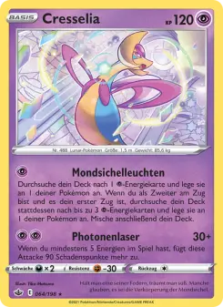 Pokémon-Karte Cresselia 064/198