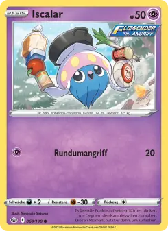 Pokémon-Karte Iscalar 069/198