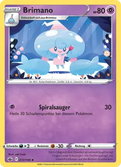 Pokémon-Karte Brimano 072/198