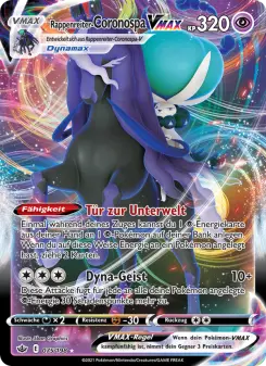 Pokémon-Karte Rappenreiter-Coronospa VMAX 075/198