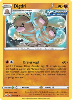 Pokémon-Karte Digdri 077/198