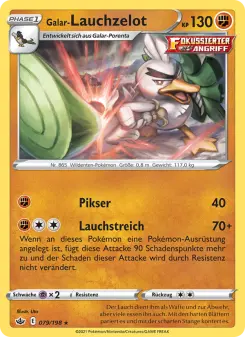 Pokémon-Karte Galar-Lauchzelot 079/198