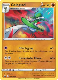 Pokémon-Karte Galagladi 081/198