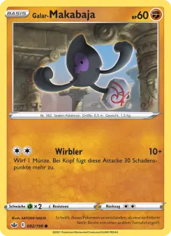 Pokémon-Karte Galar-Makabaja 082/198