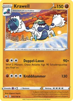 Pokémon-Karte Krawell 085/198