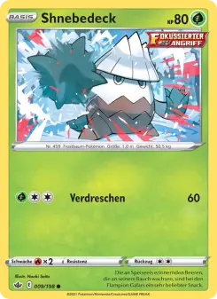 Pokémon-Karte Shnebedeck 009/198
