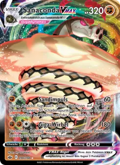 Pokémon-Karte Sanaconda VMAX 090/198