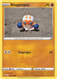 Pokémon-Karte Klopptopus 091/198