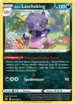 Pokémon-Karte Galar-Laschoking 098/198