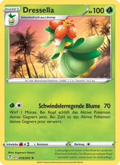 Pokémon-Karte Dressella 010/203