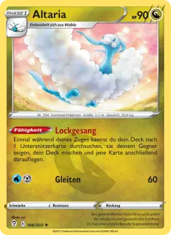 Pokémon-Karte Altaria 106/203