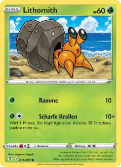Pokémon-Karte Lithomith 011/203
