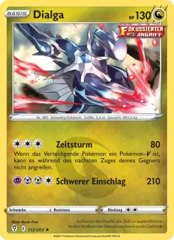 Pokémon-Karte Dialga 112/203