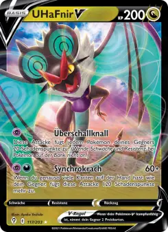 Pokémon-Karte UHaFnir V 117/203